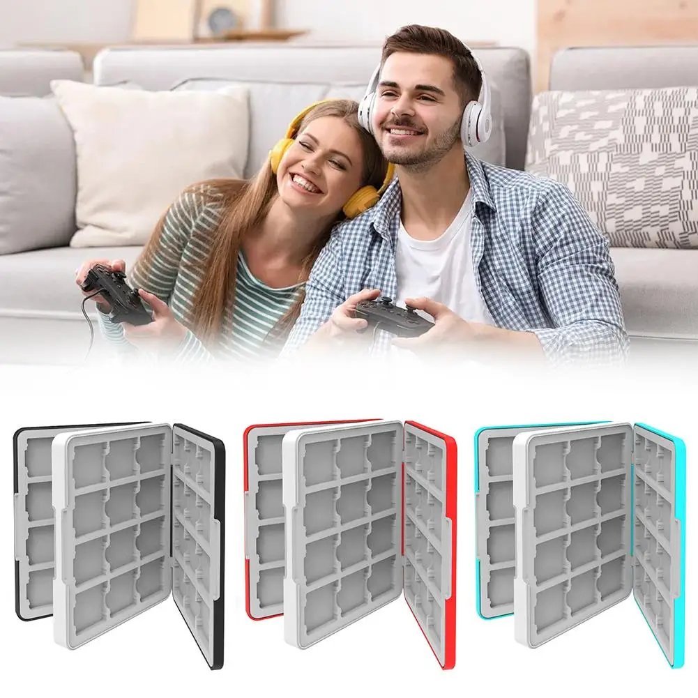 Etui na 48 kart do gier Nintendo 3DS 3DS XL NDSL DSi DSi LL/XL Lite, pojemnik na kartridże, organizer ochronny na chipy — zdjęcie produktu 5