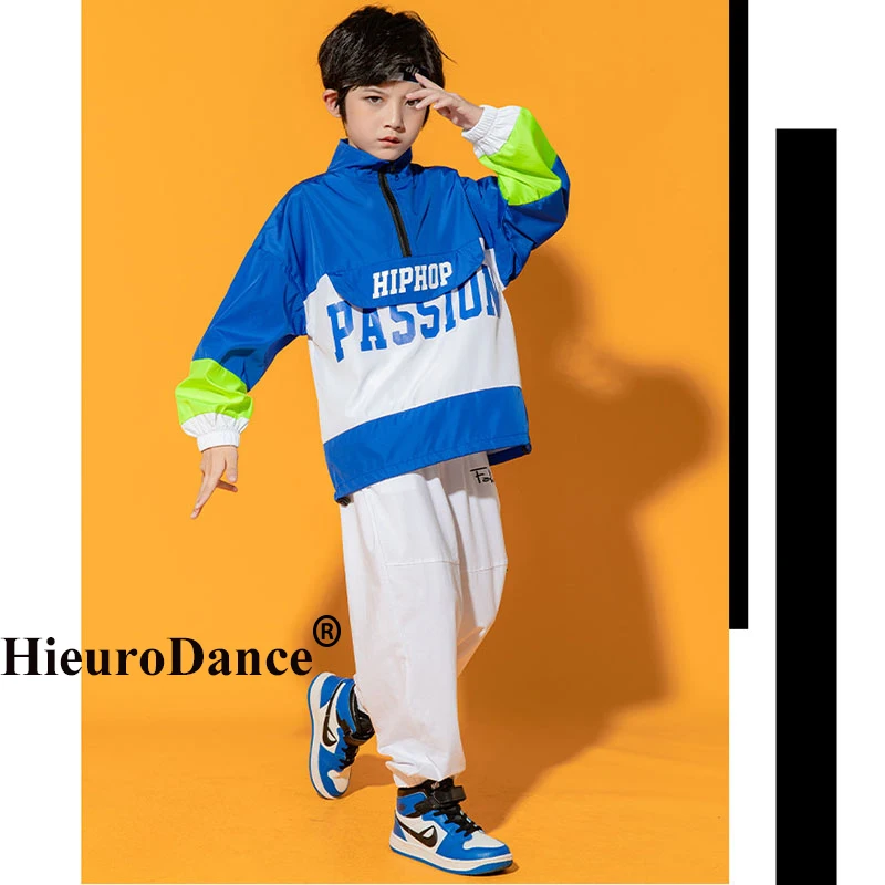 Girls Hip Hop Clothes Kid Crop Top Cargo Pants Boy Street Dance Costumes Children Jazz Outfits Kid Streetwear Costume Stage Wear