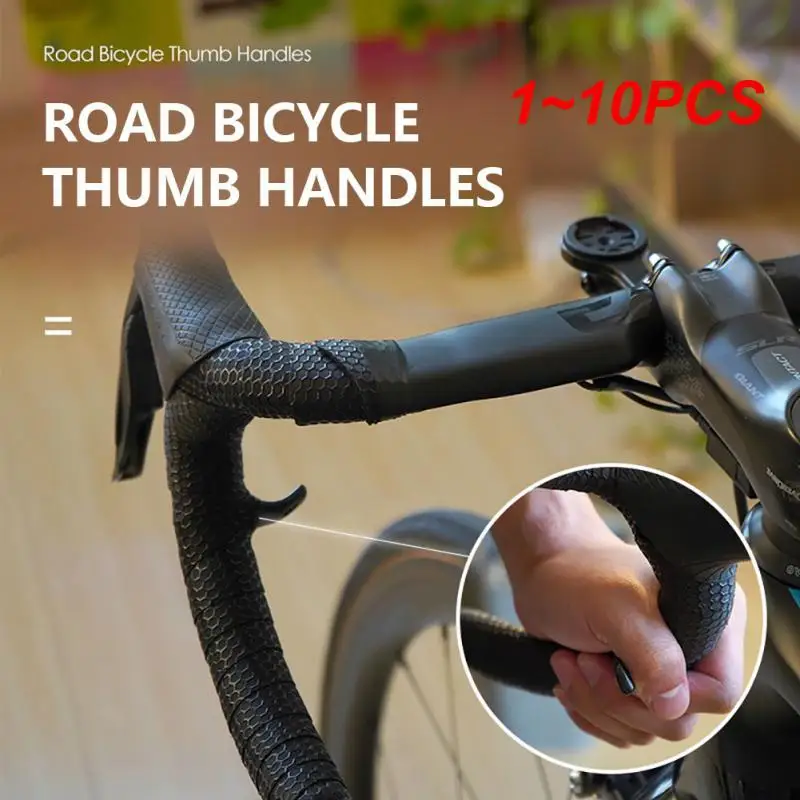 1 Pair Handlebar Thumb Grips MTB Road Gravel Bikes Togs Road Thumb Over Grip Bike Accessories