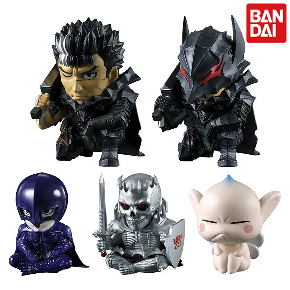Image of Original BANDAI Gashapon Berserk Millennium Falcon Hen Guts Berserker-Rüstung Machibouke Anime-Figuren Sammlerstück Modellspielzeug