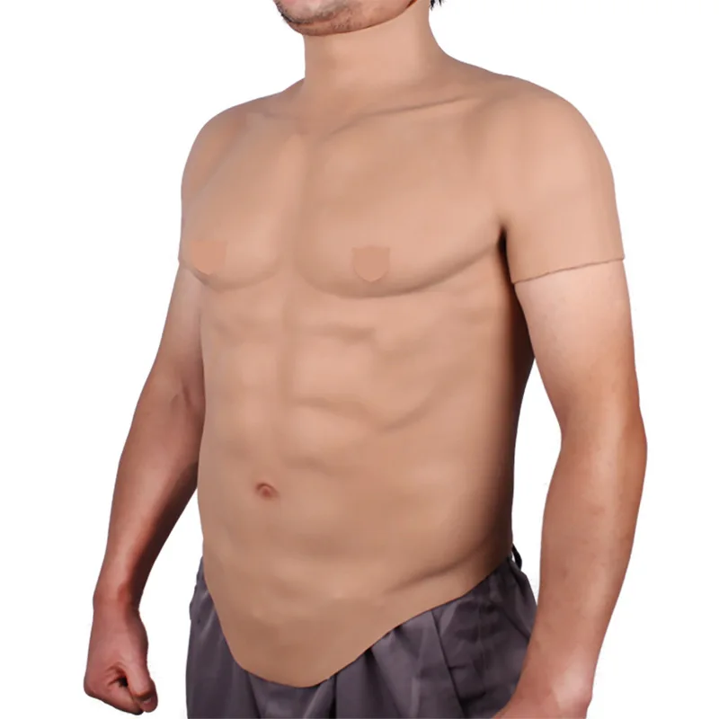 

Customizable fake male muscle suit, stage performance suit