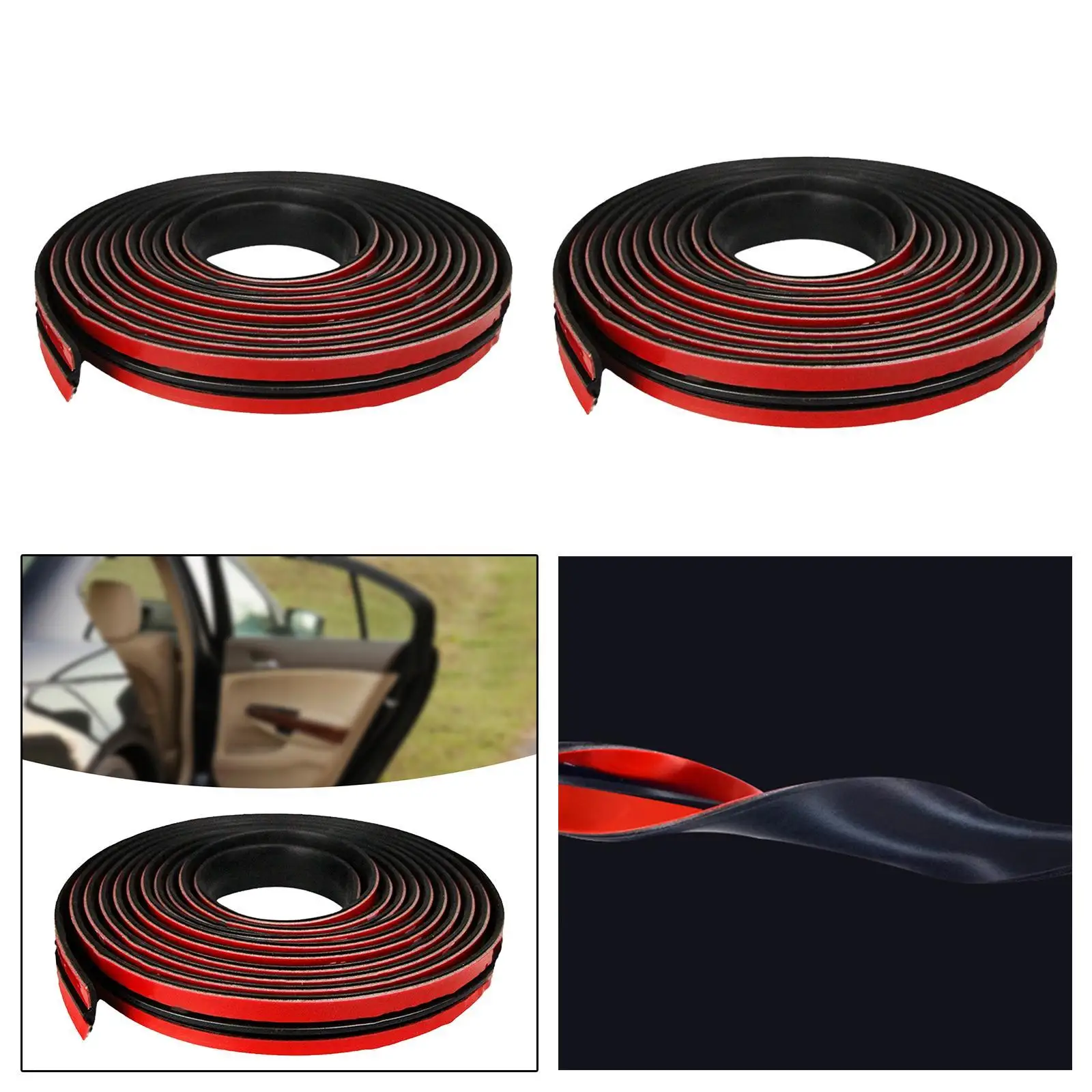 

Generic Door Seal Dustproof Soundproofing Car Rubber Seal Strip Weather