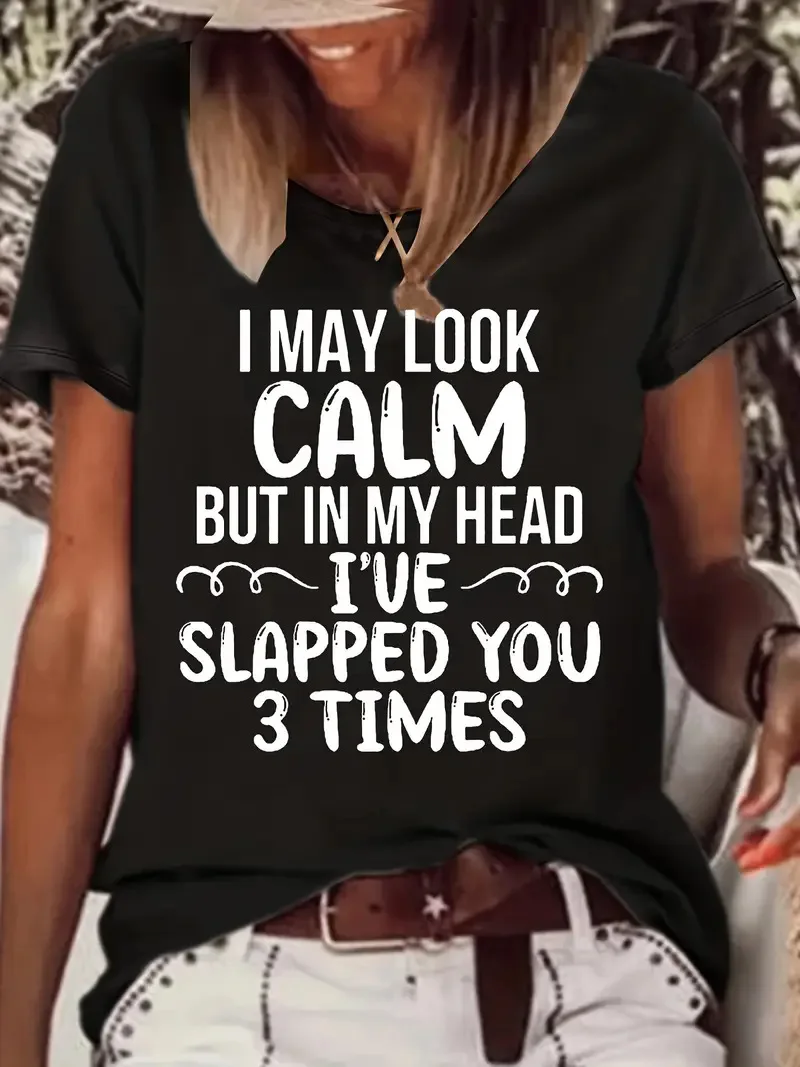 ผ้าฝ้าย 100% สินค้าขายดี ใหม่ล่าสุด: เสื้อยืดคอกลมแขนสั้นพิมพ์ลายเด็กหญิงถือร่ม สำหรับแฟชั่นผู้หญิง