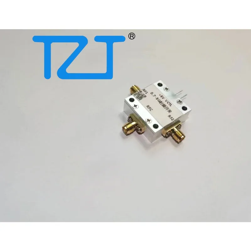 

TZT QM-SW-20T 0,7-5 ГГц 20 Вт SPDT переключатель высокой мощности, широкополосный однополюсный двухрядный переключатель 37 дБм для CW