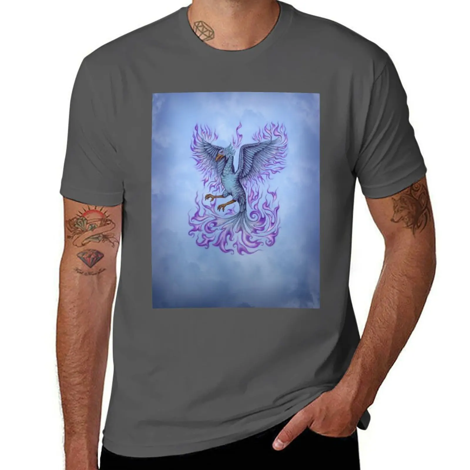 

Phoenix with the violet flame T-Shirt t shirts for man pack cotton t shirts for man cotton soft T-Shirt