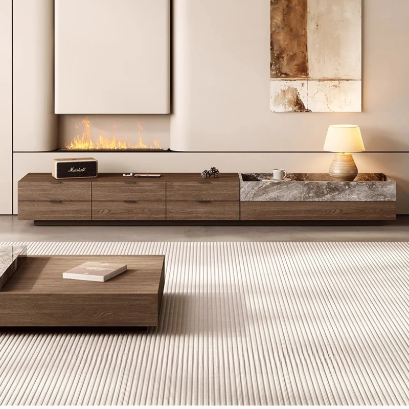 ··Nordic Cabinets Living Room Modern Tv Table Luxury Designer Muebles Para TvHome Furniture Wood Aesthetic Tv Stands Minimalist