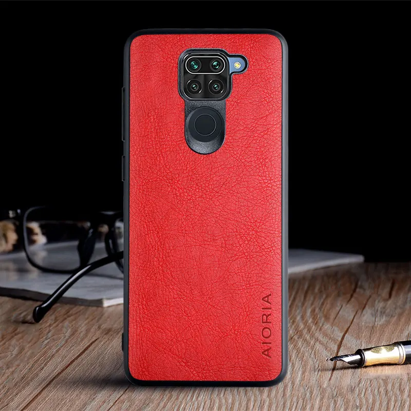 Case for Xiaomi Redmi Note 9 luxury Vintage Leather skin capa slot phone cover for xiaomi redmi note 9 case funda coque