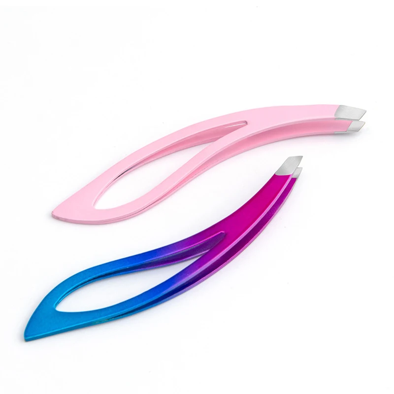 1pcs Lash Tweezers False Eyelash Extension Clip Pliers Eyebrow Tweezers For Hair Nail Art Soldering Lash Tongs Makeup Tool