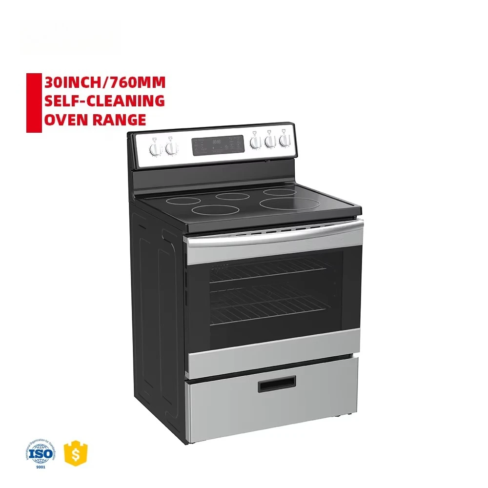 On Sale 30 Inch 760MM 5 Bunners Induction Cookers Stove Kitchen Ranges with Electric Range Stove with Oven 30 Inches 120V/240V