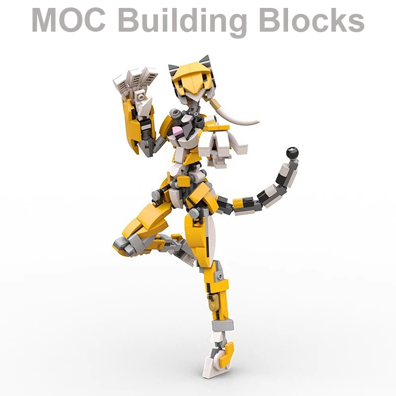 

Mecha Girl Warrior Robot Building Blocks Machine Soldier Armor Model MOC Assembly Bricks Ornament Kid Creative Bithday Toy Gifts