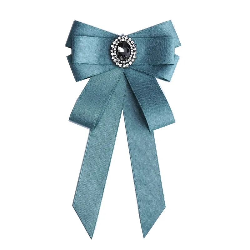 Handgemachte Mode neue Schmetterling Knoten Band Diamant Fliege College weiß Strass Süßigkeiten Farbe Fliege Geschenk für Schulmädchen Krawatte – Detail 22