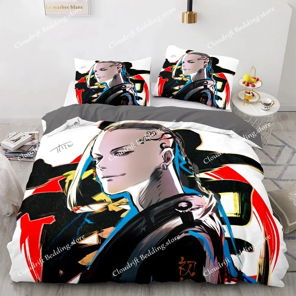 

Tokyo terror ghoul 3D Digital Printed Duvet Cover Set,3D HD Quilt Cover Set Children's bedding set For Single Double King Bed