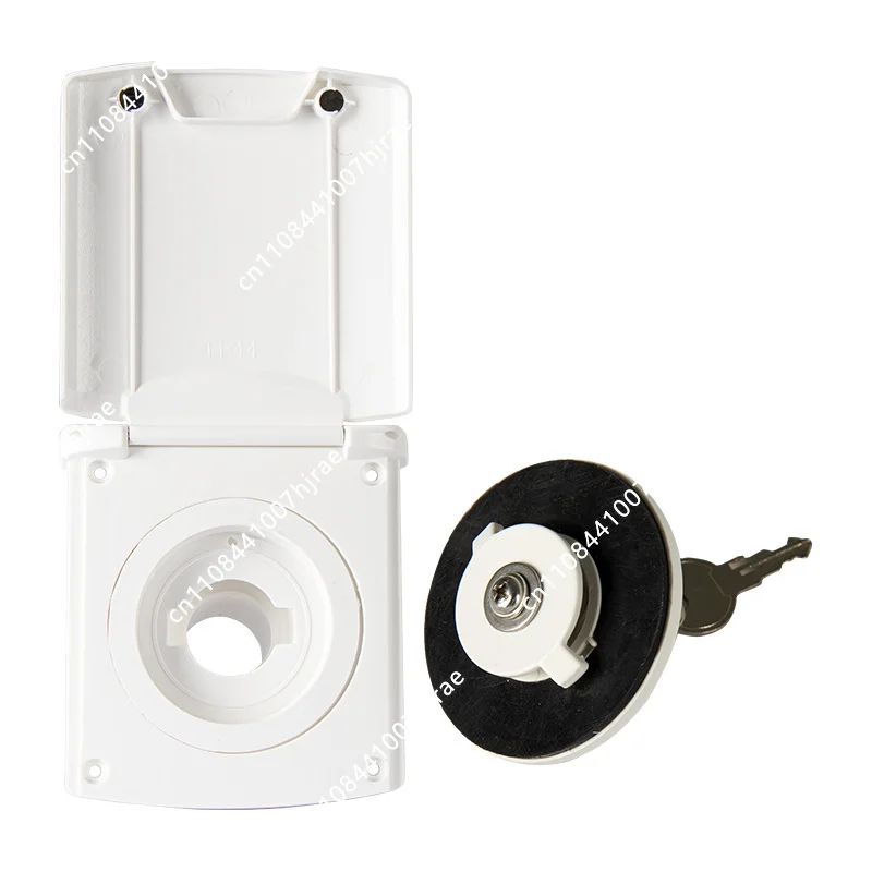 RV can lock the water inlet, water injection port accessories RV with lock gravity water inlet