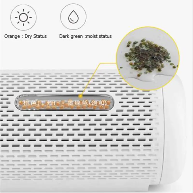 Youpin Deerma Mini Dehumidifier Air Dryer Reusable Visualization Window Holes Electric Dehumidification Moisture Wardrobe Locker - Image 6