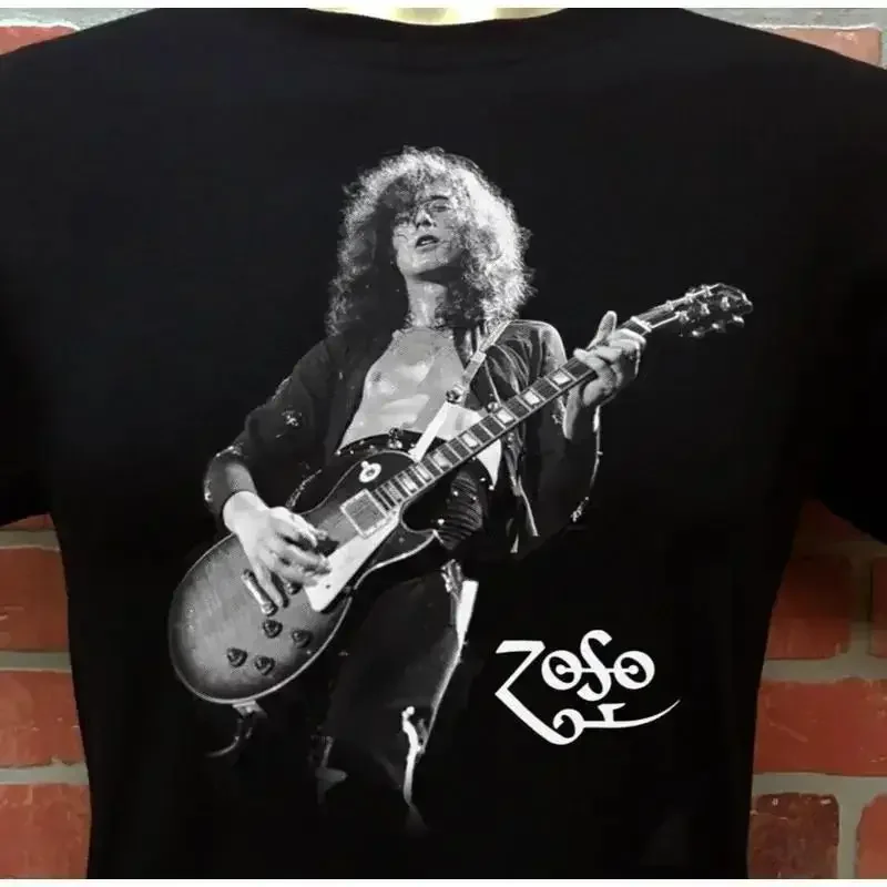 Jimmy Page T Shirt Black All Sizes S 5Xl Fan