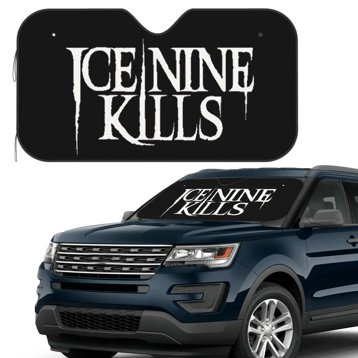 

Ice Nine Kills Sunshade Windscreen Car Front Windshield Window Sun Visor Accessories Covers