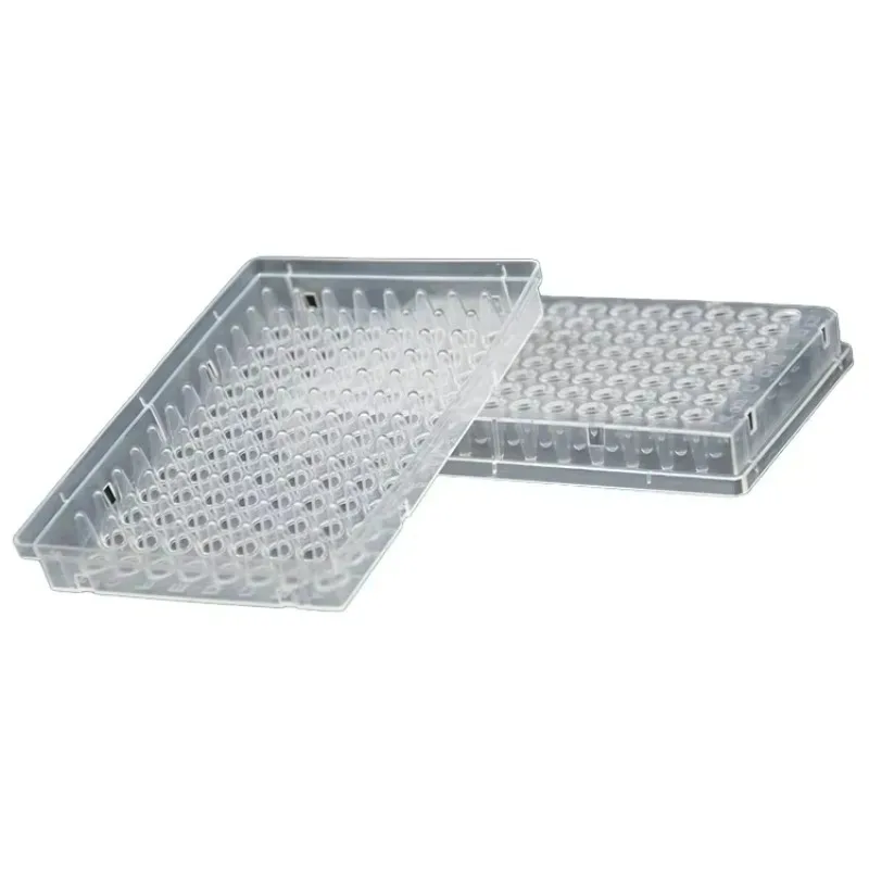

Made in China superior quality Lab supplies equipments full skirted 96 well 0.1ml pcr plate