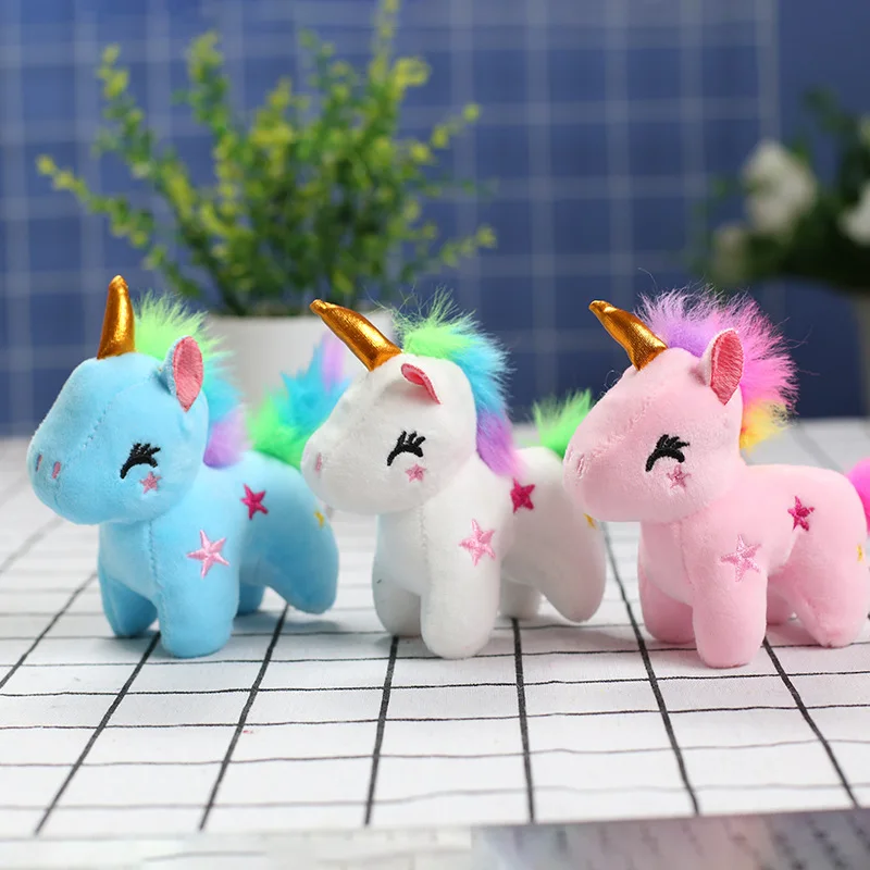 60pcs/lot Wholesale New Unicorn Doll Cute Mini Plush Toy Girls Gift School Bag Small Pendant，Deposit First to Get Discount much