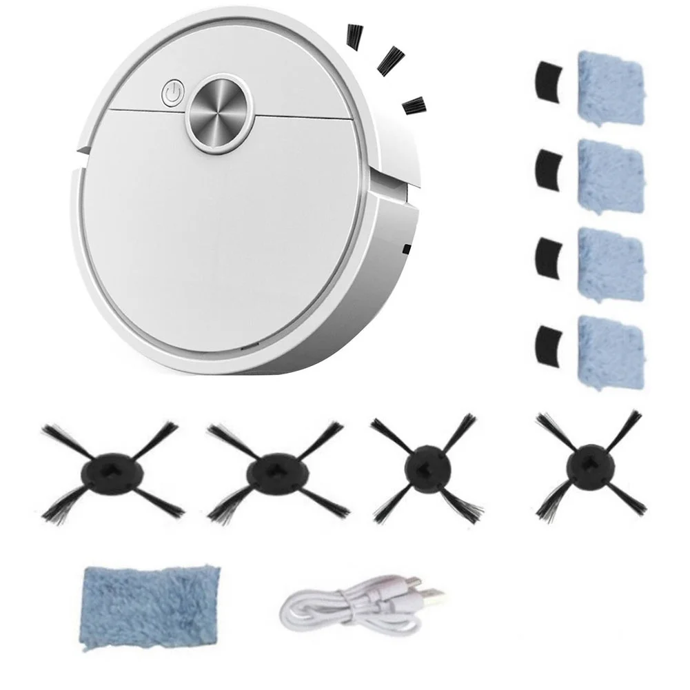 Smart Cleaner Robot Vacuum For Home Cleaning Pet Hair Removal 3-in-1 Cleaning Wet Mopping For Household Floors