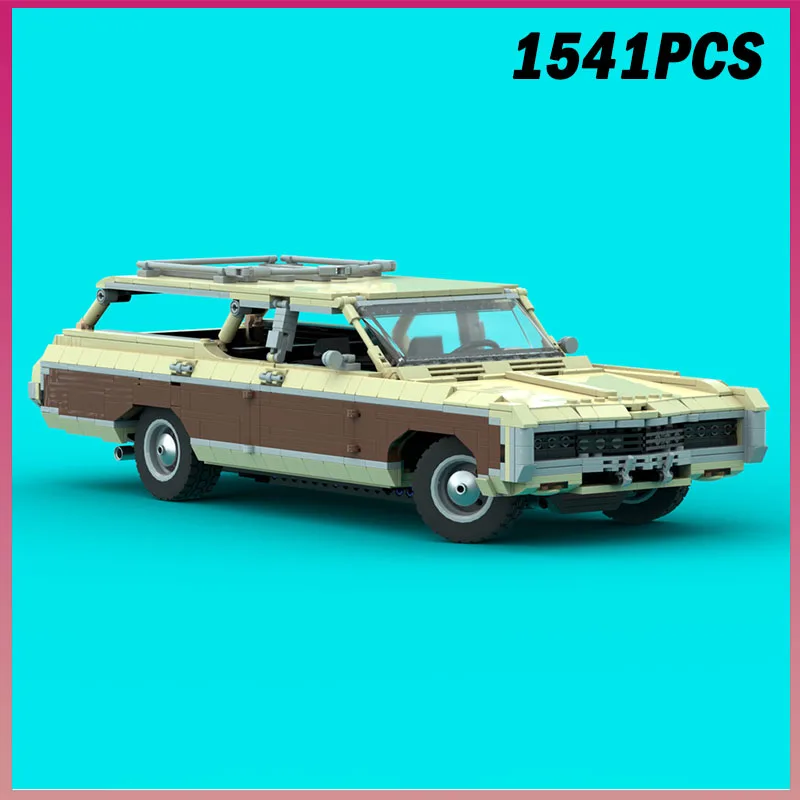 

1541 шт. новая ретро-станция, городская машина, автомобиль, MOC, модель, строительные блоки, кирпичи, игрушка для взрослых и детей, подарок, украшение для рабочего стола