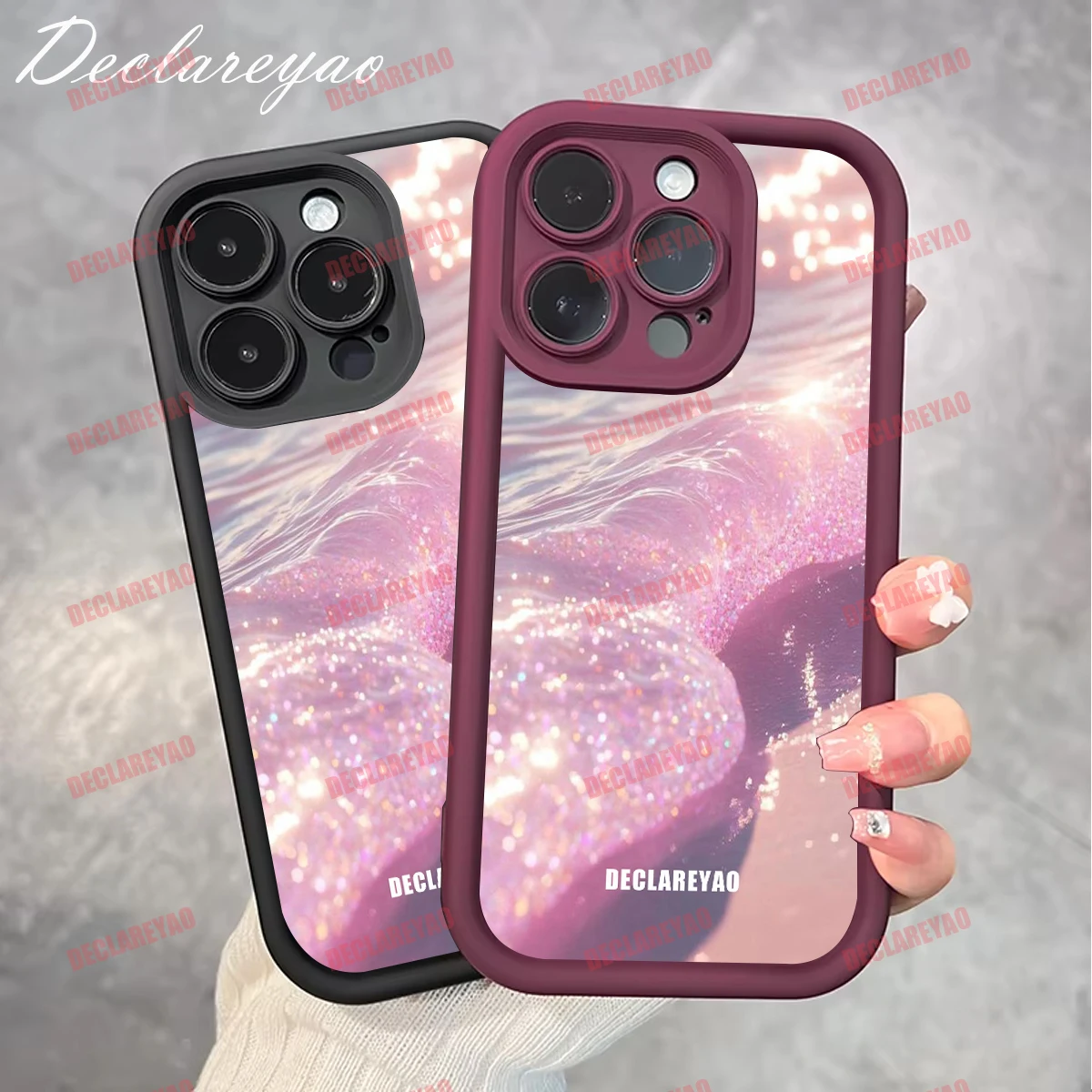 DECLAREYAO Matte Light Slim TPU Soft Coque Untuk Redmi 12 Prime K40S A5 K Speed Note 11T 14R 60 8 13R K60 SE Case Cover Tahan Guncangan