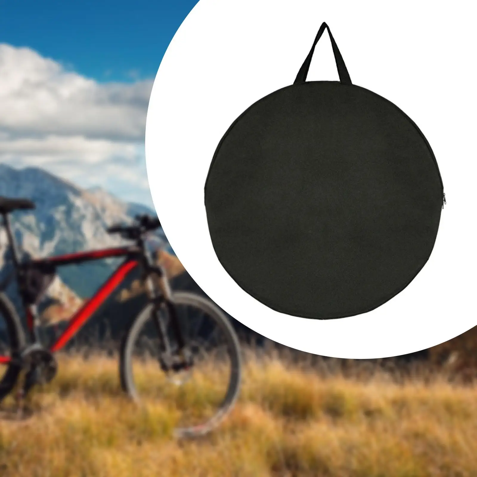 Bike Wheel Bag Wheelset Bag with Handle Wheelset Carrying Bag Carry Bag Soft Padded Diameter 70cm Bike Accessories Wheel Bag