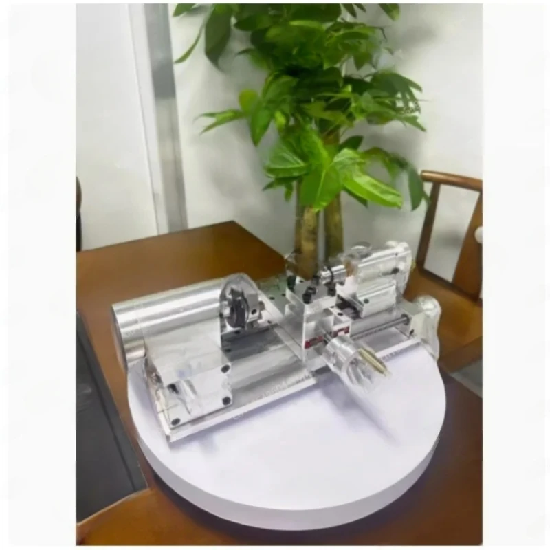 DIY Mini wielofunkcyjna domowa obróbka drewna domowej roboty mała przenośna mikro tokarka stacjonarna 110 V-220 V 100-2500 R/min