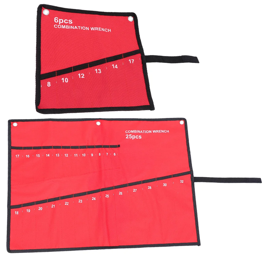 2 قطعة نشمر أداة حقيبة قماش وجع المنظم أداة صغيرة لفة الحقيبة ل الشدات المفكات كماشة وجع المنظم