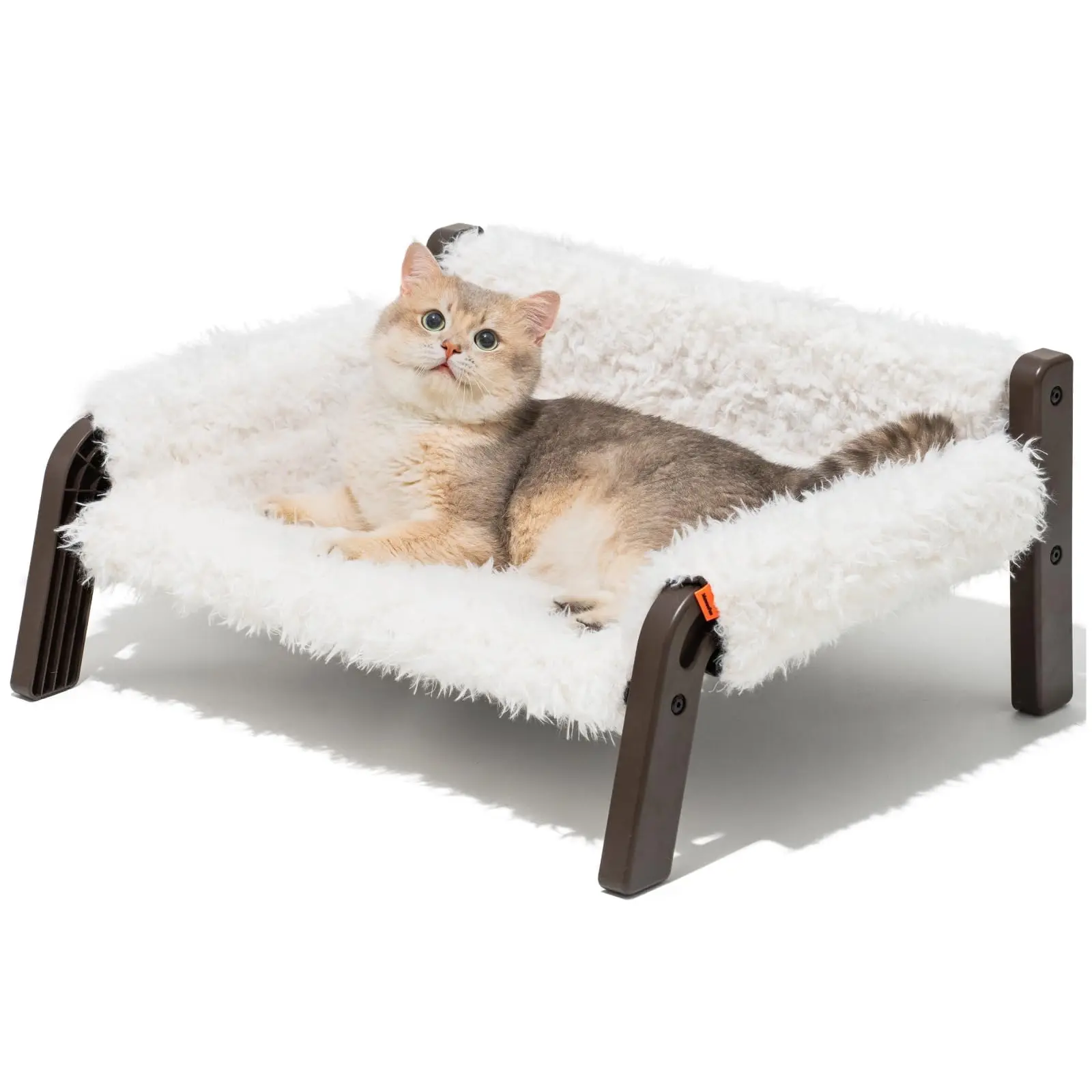 

MEWOOFUN-Raised Cat Bed, Elevated Pet Sofa for Cats and Small Dogs, Non-Slip Pet Couch for Comfort and Support, Indoor Outdoor