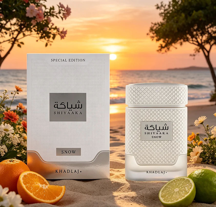 KHADLAJ white and black neutral perfume, newly launched at 3.4oz, has a lasting fragrance and exudes its own charm. It is suitable for spring and summer, daily commuting, workplace office and other occasions. Gift selection
