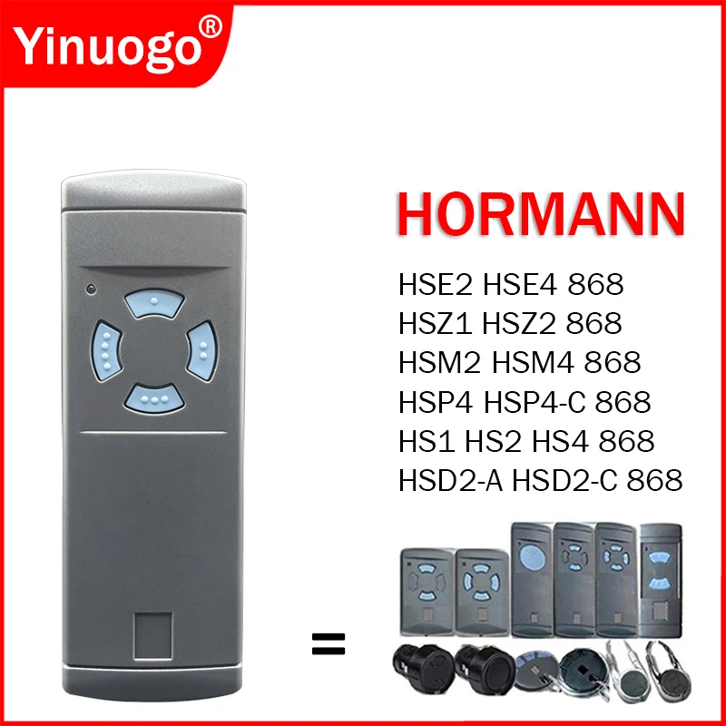 

HORMANN 868MHz Gate Remote Control HS4 HS2 HS1 HSM4 HSM2 HSE4 HSE2 HSZ2 HSZ1 HSP4 HSP4-C HSD2-A HSD2-C Garage Door Duplicator