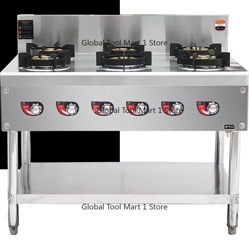 

Commercial Restaurant Cooker Countertop 6 burner G-as Stove 4 Burners Kitchen Equipment Stand G-as Cooktops Ga-s Ranges