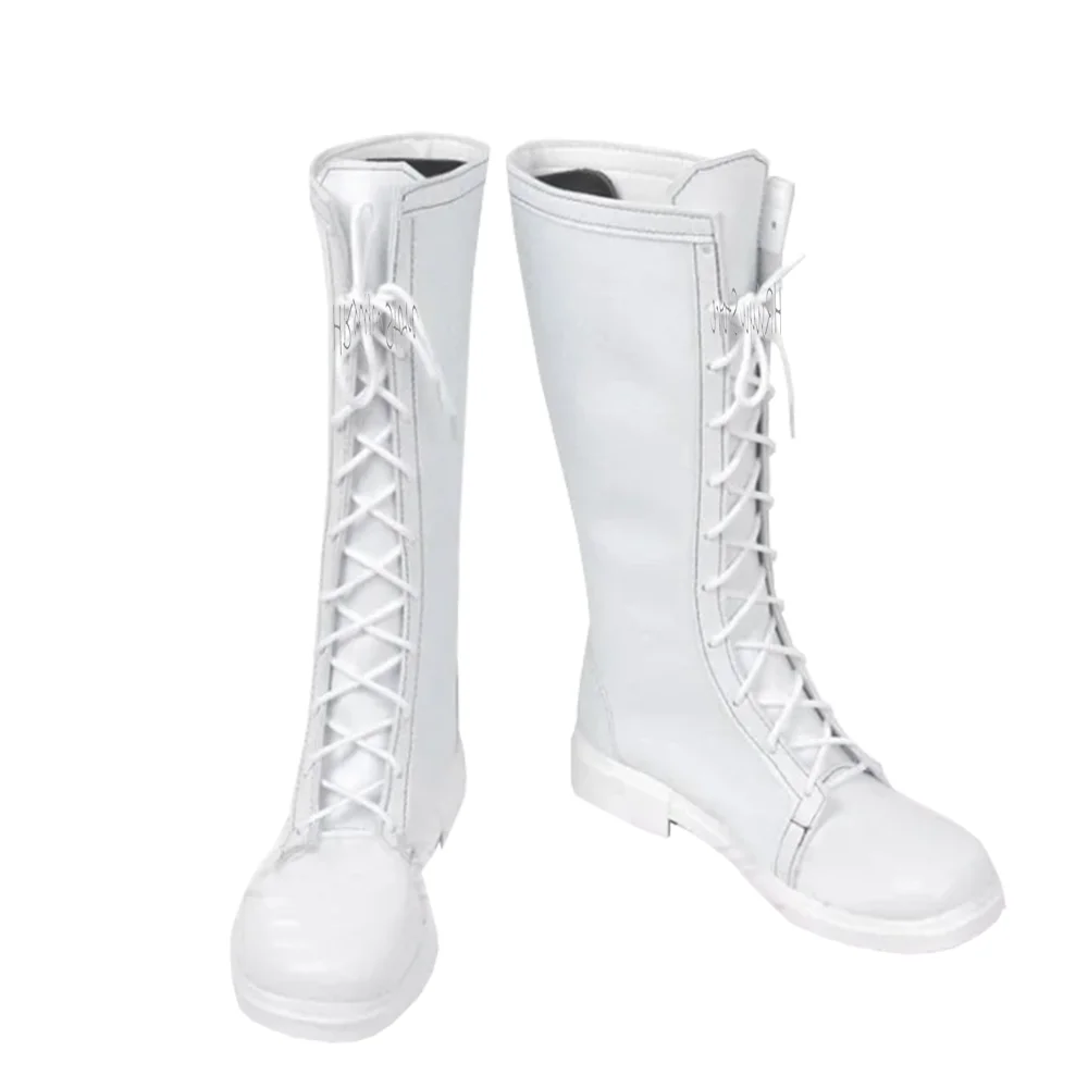 

Hataraku Saibou White Blood Cell Cosplay Boots Anime Shoes Custom Made-customized