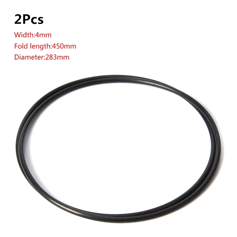Correa de repuesto Universal de 4mm para grabadora de Audio, cinta de casete, máquina grabadora, resistente al desgaste, correa de reparación redonda, 2 uds