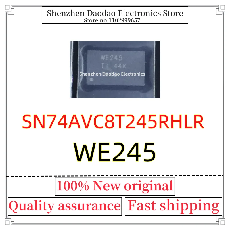 

SN74AVC8T245RHLR Silk screen WE245 QFN-24 bus transceiver chip IC new original