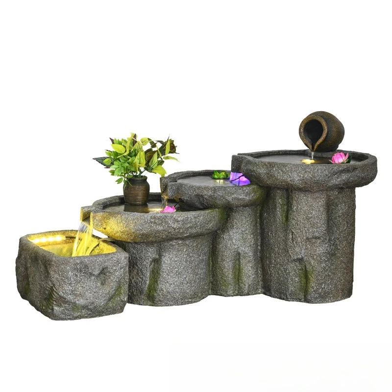 New Chinese Style Fountain, Flowing Water, Living Room, Courtyard, Hotel, Office Ornament
