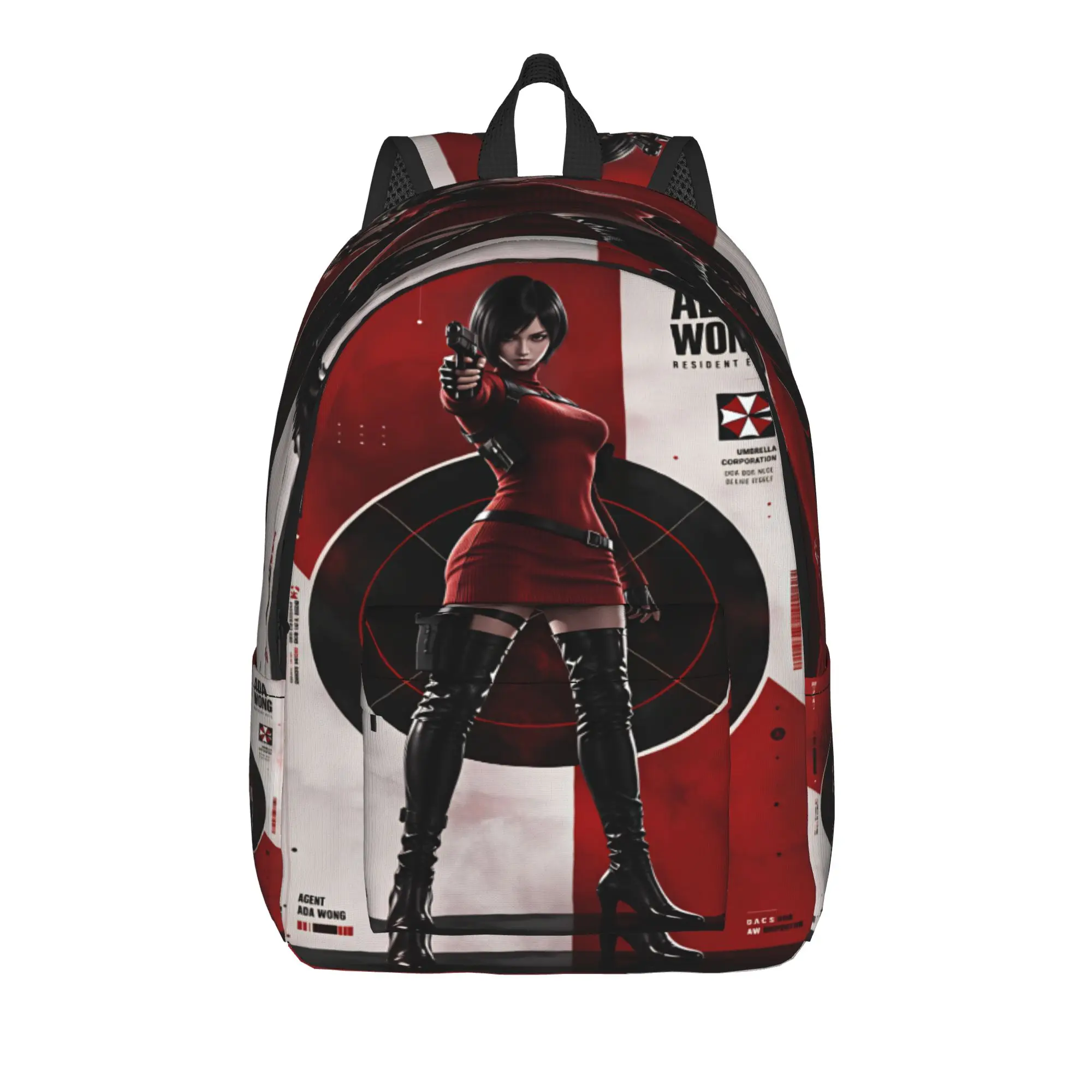 Ada Wong Resident Evil Backpack  Daily Backpacks Boy Girl High Quality Print School Bags Leisure Rucksack