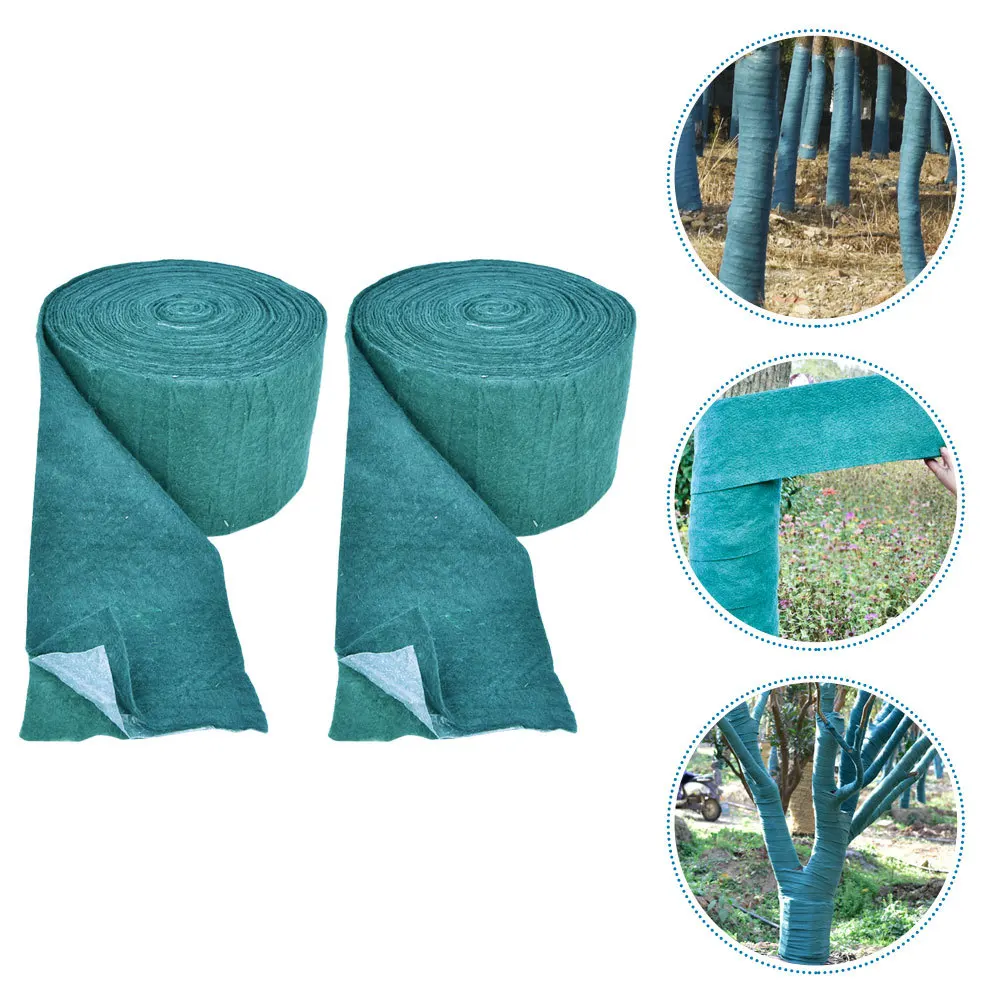

2 Rolls Anti-Cold Tree Trunk Wrap Heavy-Duty Wind-Proof Uv Sun Protection Insulation Wrap for Outdoor Plants Garden Tree Warm