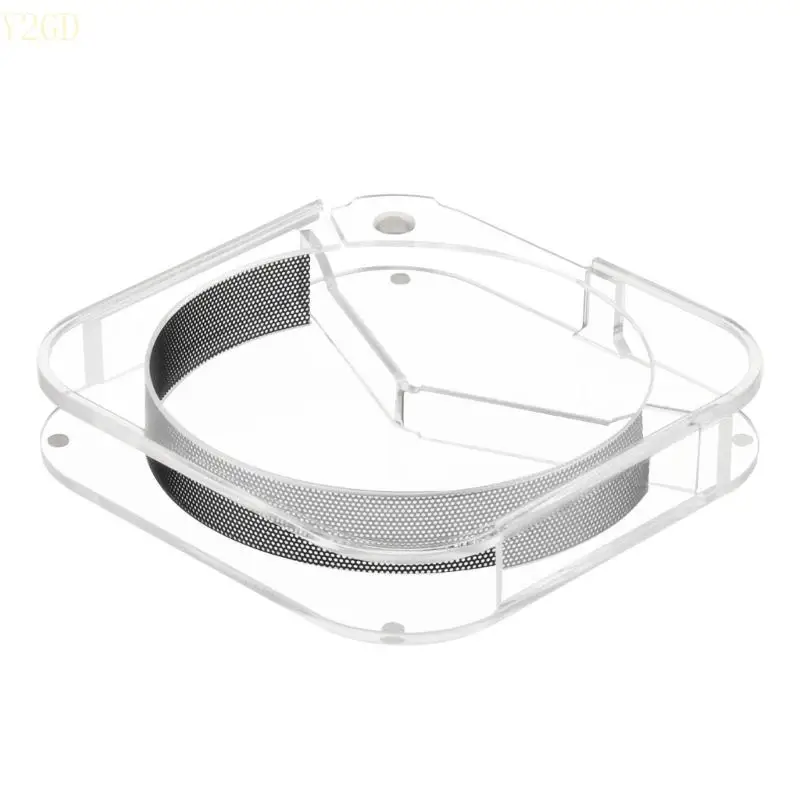

Y2GD Acrylic Desktop Mount Holder for Mini 2024 Heat Dissipation Space Saving Easy Access to Power Button Organization