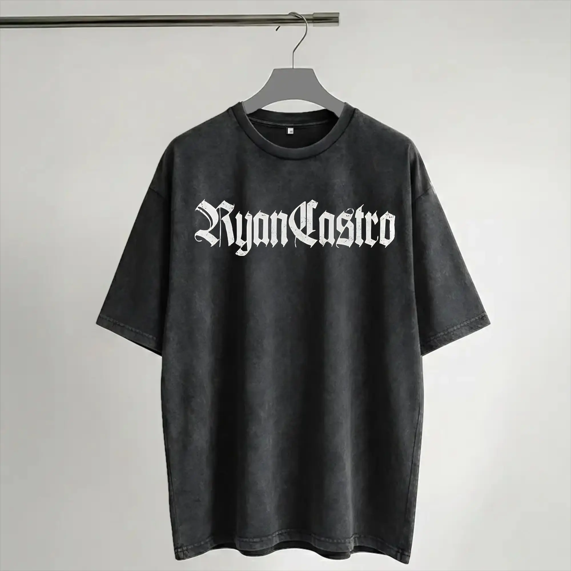  Ryan Castro Album Tour 2026 Outfit Washed T Shirts Men Women Streetwear Hip Hop T-Shirt Graphic Printed  Tees Short Sleeve
