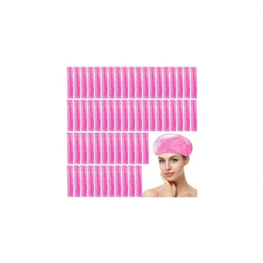 

1000 Pcs Disposable Shower Caps Waterproof Plastic Bath Caps Bulk, Elastic Hair Processing Thick Waterproof Bath For Women, Spa