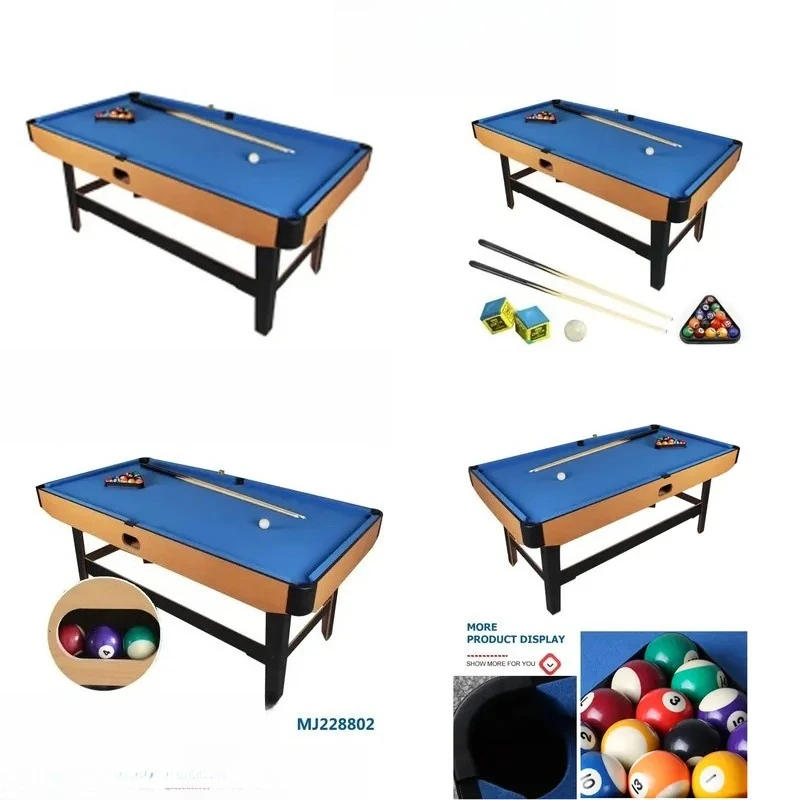 New Small Modern Snooker Table Game Childrens Toy with Clubs and Balls
