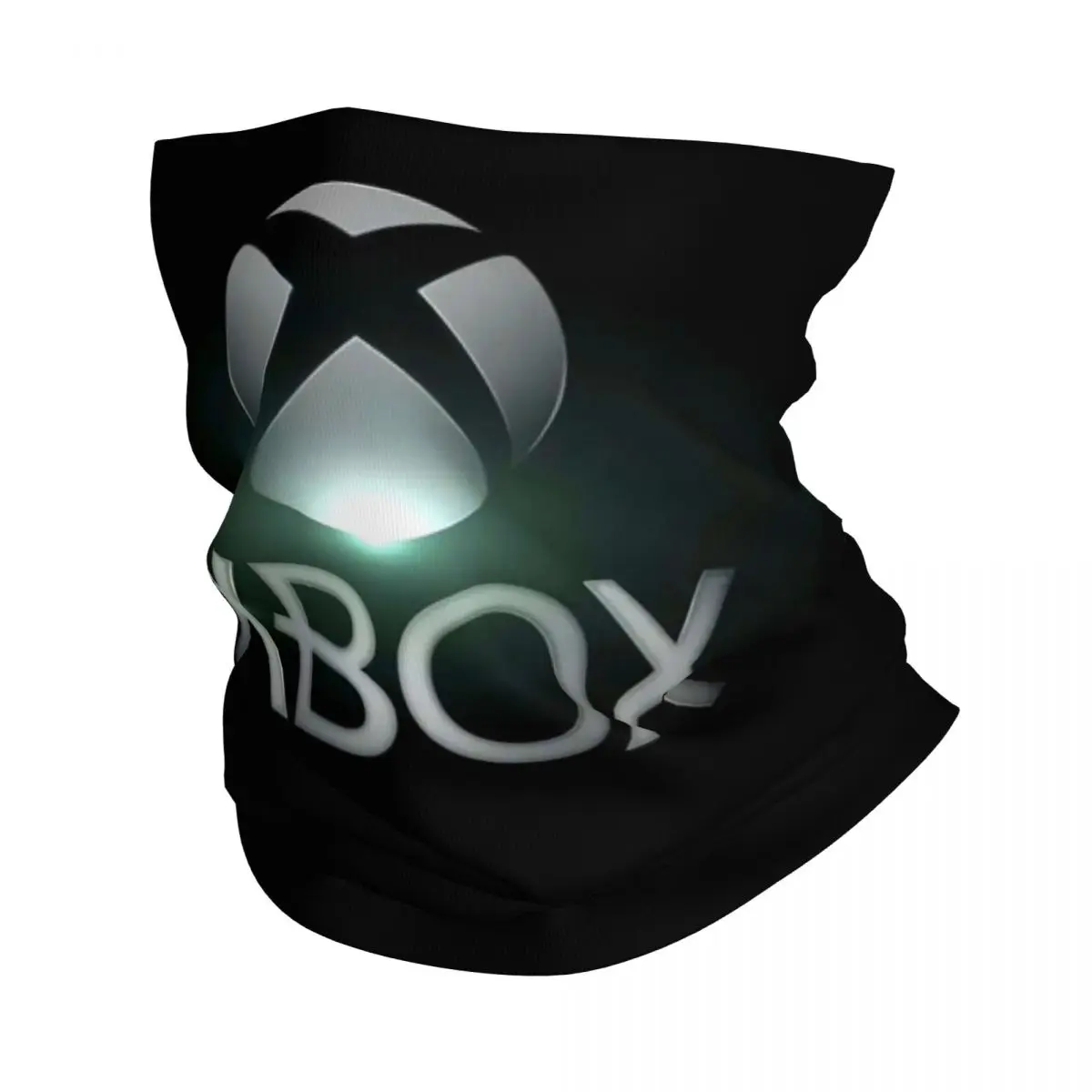 وشاح سحري مطبوع عليه شعار Xbox باللون الأخضر، عصابة رأس متعددة الوظائف للجري للجنسين والكبار قابلة للغسل