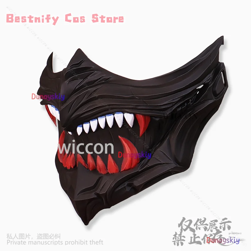 ملحقات قناع Cosplay3D لعبة الرسوم المتحركة NINJA GAIDEN 4 كوسبلاي للهالوين وعيد الميلاد زي أسود من حمض البوليلاكتيك Cus