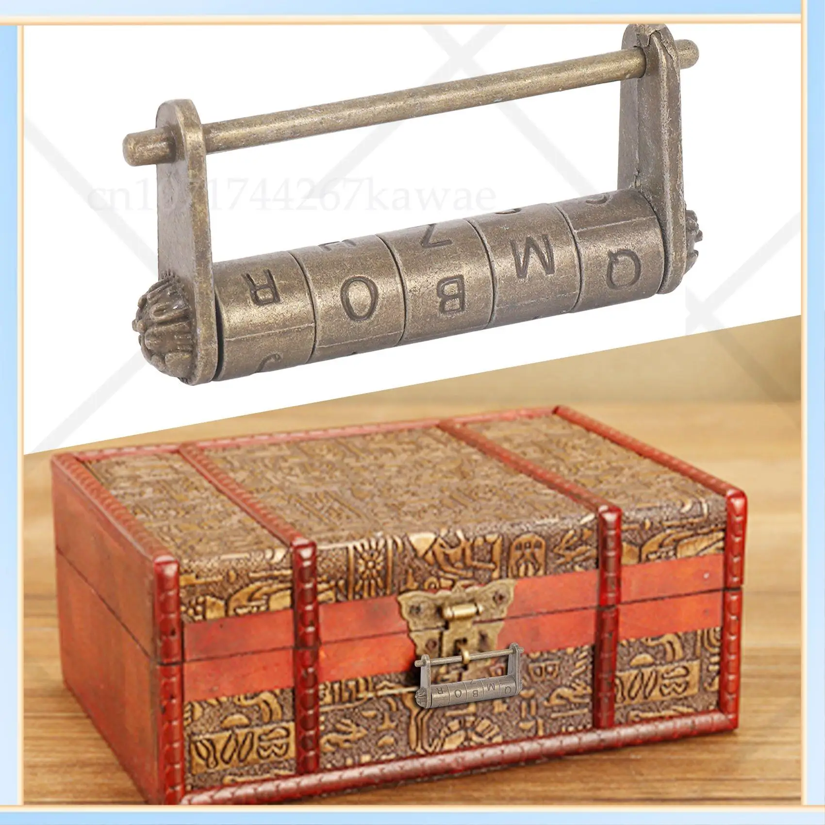 

-A16I Antique Chinese Style Lock Password Locks For Box Cabinet Drawer