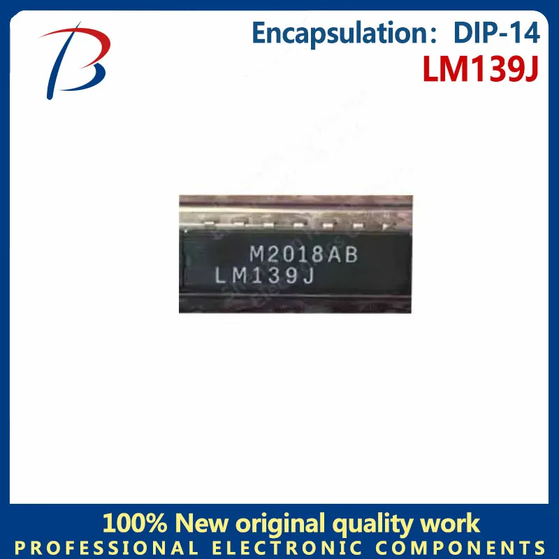 5 piezas El LM139J está empaquetado con un comparador diferencial en línea DIP-14.