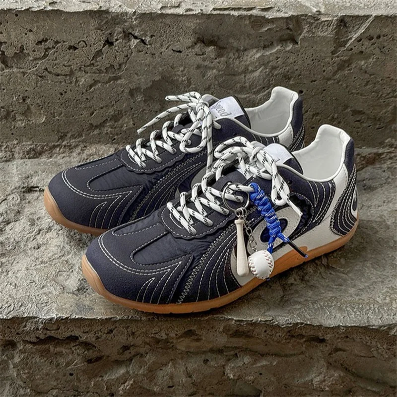 

Винтажные кроссовки, модная уличная повседневная спортивная обувь, мужские уличные дизайнерские немецкие тренировочные туфли, мужские брендовые кроссовки для бега и гонок