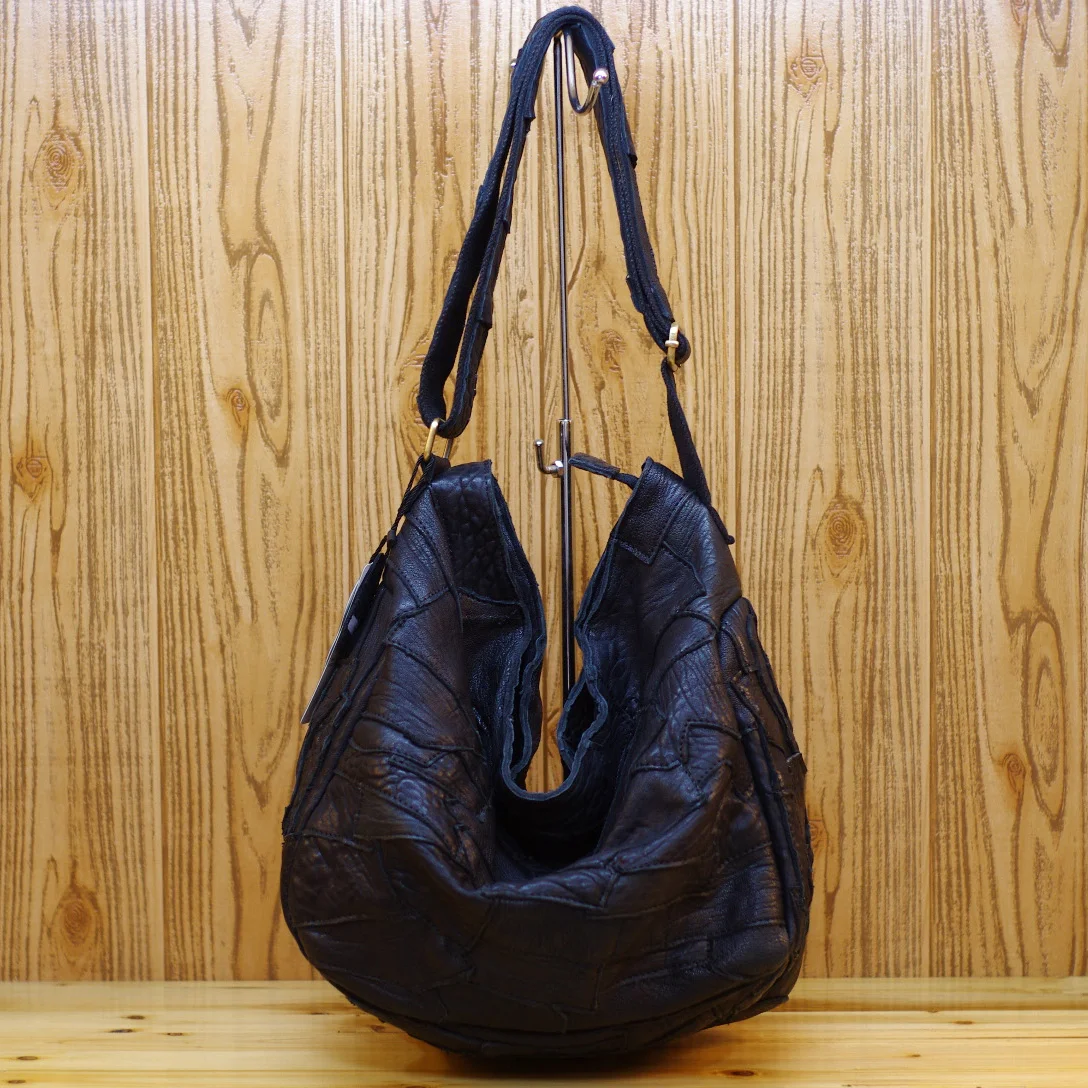 

New Soft Leather Shoulder Bag Large Capacity Women's Handbag Casual Style Dumpling Shape Fashionable Korean Style Bag
