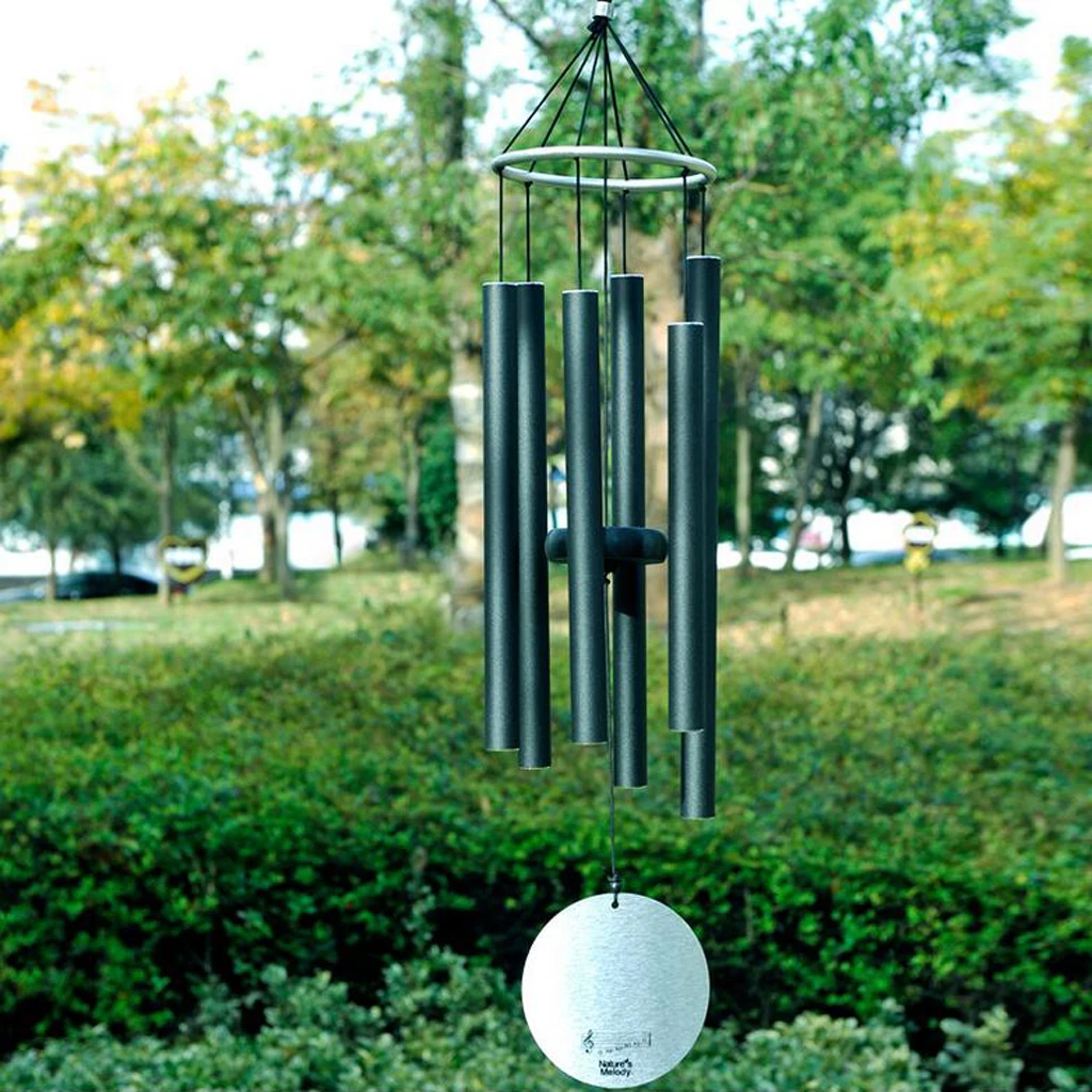 

Садовое резонансное подвесное украшение, подарок, 6-трубный колокольчик, металлические колокольчики