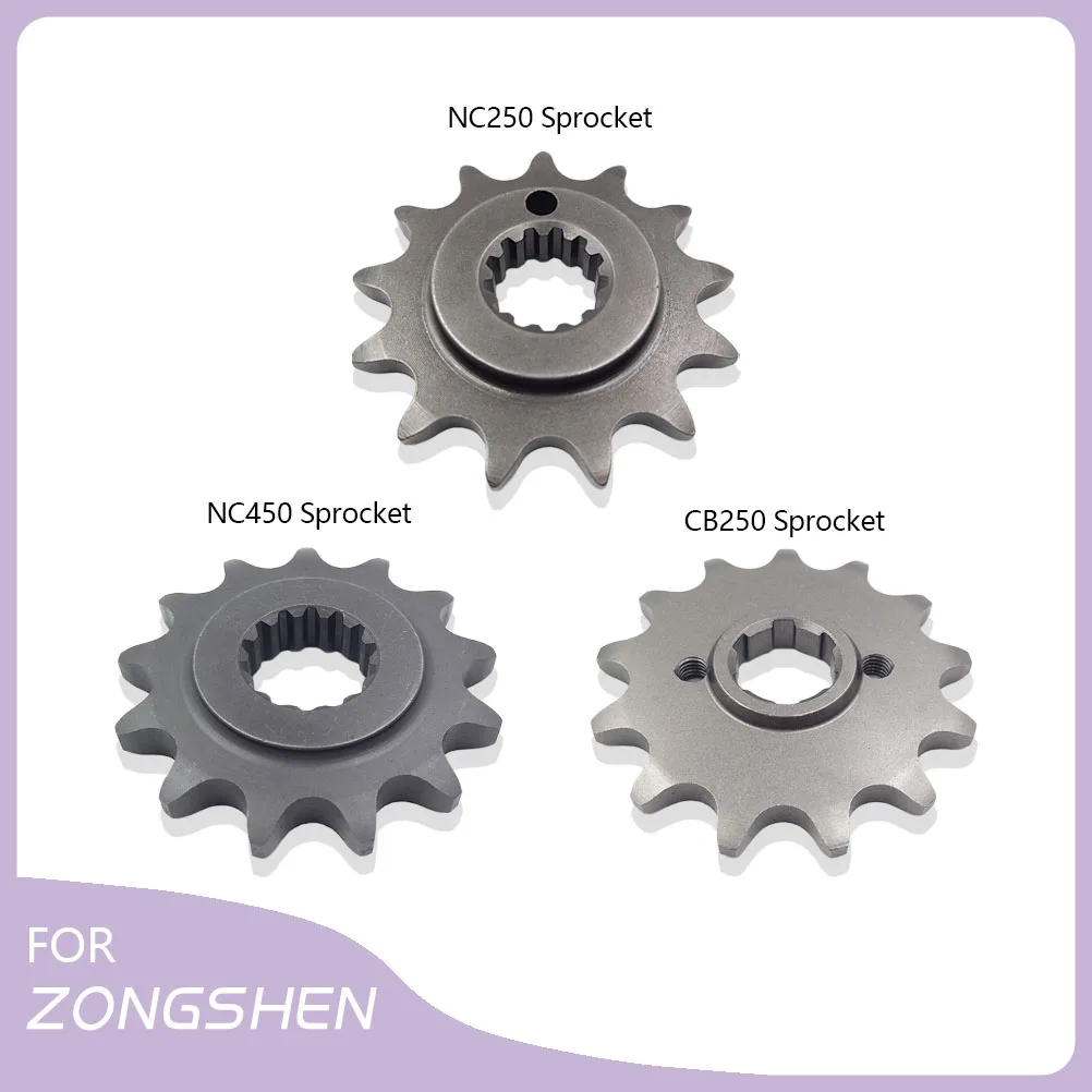 Motorcycle Front Chain Sprocket 13/14T Teeth Pinion Smooth Tooth Shape NC250 NC450 CB250 Engine 520 530 Chain For AVANTIS ENDURO